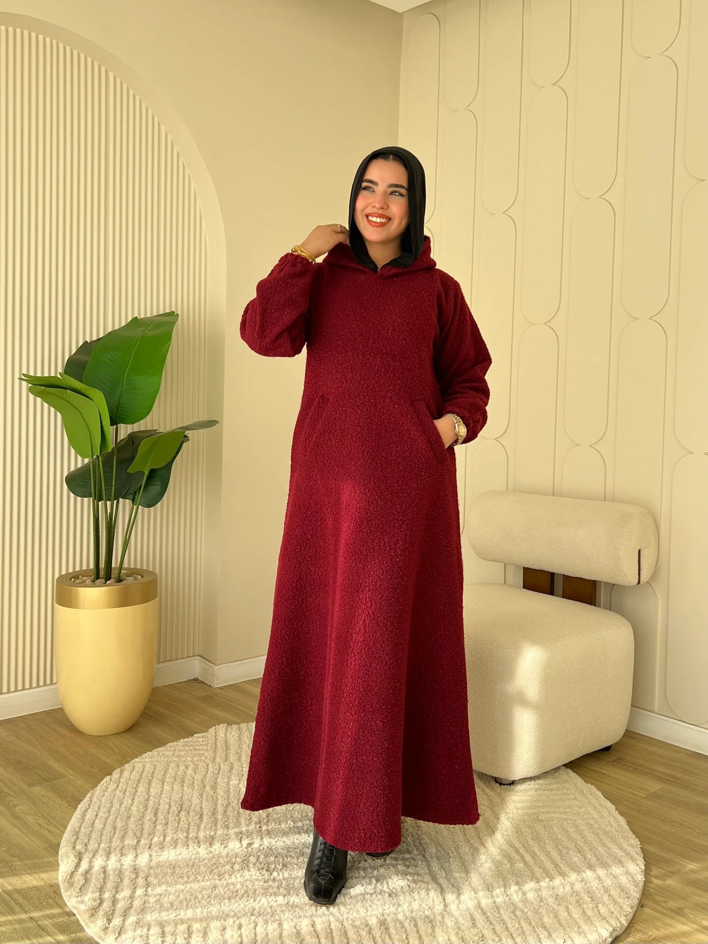 Robe Hiver Chic ( فستان شتوي أنيق )