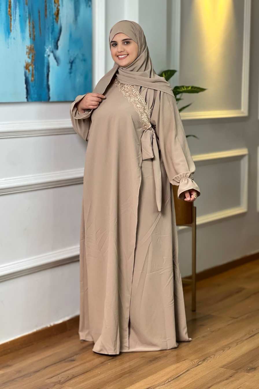 طقم سكينة (عباية + شال)